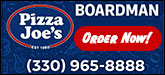 Pizza Joe's - Boardman Sponsorship Banner