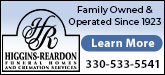 Higgins-Reardon Funeral Homes Sponsorship Banner