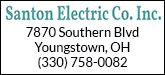 Santon Electric Inc. Sponsorship Banner